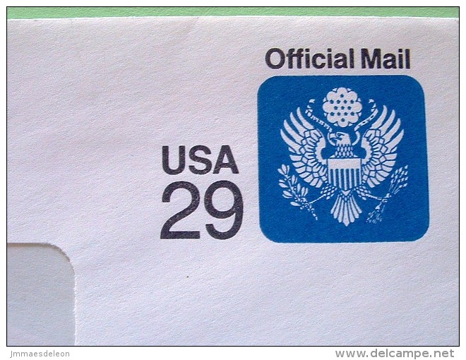 USA 1988 Official Stationery Stamped Cover - 29c - Eagle - Unused - 1961-80