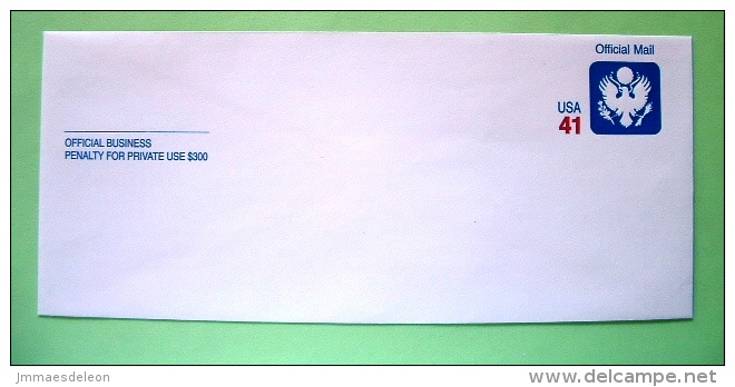 USA 2007 Official Stationery Stamped Cover - 41c - Eagle - Unused - 2001-10