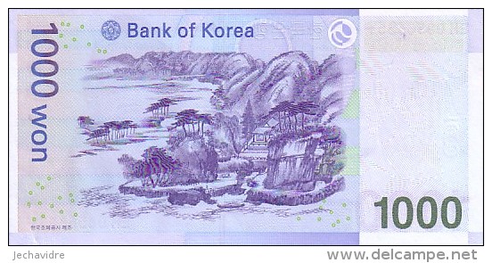 COREE DU SUD   1 000 Won Emission De 2007    Pick 54 A      ***** BILLET  NEUF ***** - Korea, South