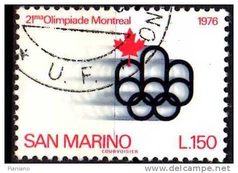 PIA - SMA - 1976 : Olimpiadi Di Montreal - (SAS  966) - Used Stamps