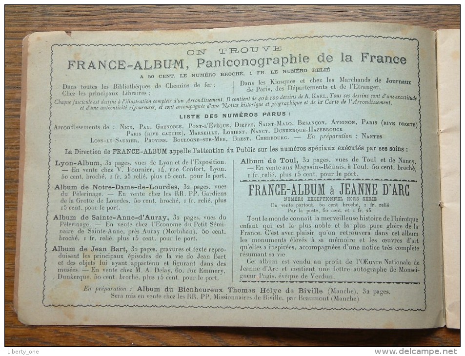 FRANCE - ALBUM Arrondissement De NANTES Anno 1894 N° 20 ( Pour Détail Voir Photo Svp ) ! - Autres & Non Classés