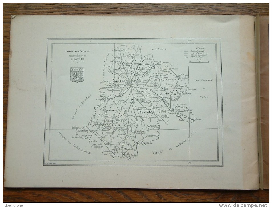 FRANCE - ALBUM Arrondissement de NANTES Anno 1894 N° 20 ( pour détail voir Photo svp ) !