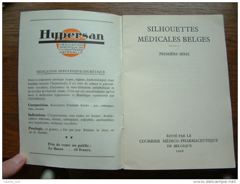 SILHOUETTES MéDICALES BELGES Première Série - COURRIER Médico-Pharmaceutique 1928 ( Pour Détail Voir Photo Svp ) ! - Diplômes & Bulletins Scolaires