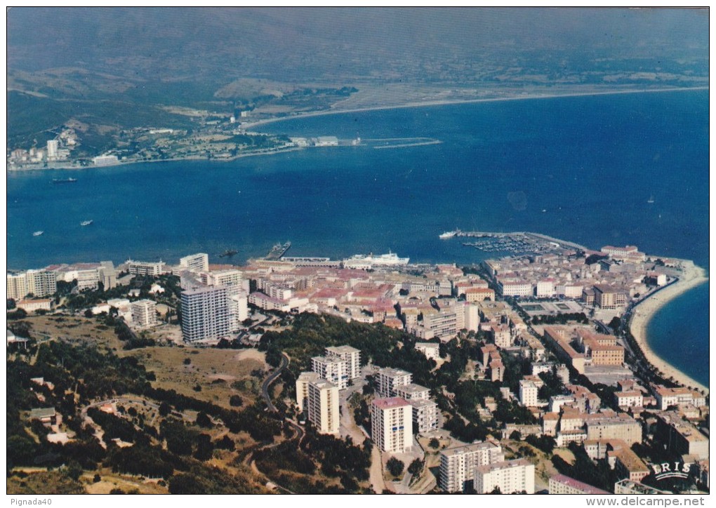 Cp , 20 (2A) , AJACCIO , Vue Aérienne De La Ville Prise Du Salario - Ajaccio