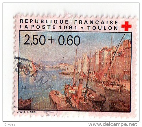 France, CR, Croix Rouge, Francois Nardi, Toulon, N° 2733, De 1991, Oblitéré - Sonstige & Ohne Zuordnung