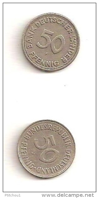 2 Pièces - 50 Pfennig