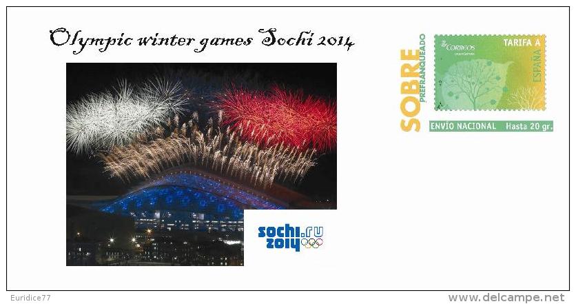 Spain 2014 - XXII Olimpics Winter Games Sochi 2014 Special Closing Games Cover - Winter 2014: Sochi