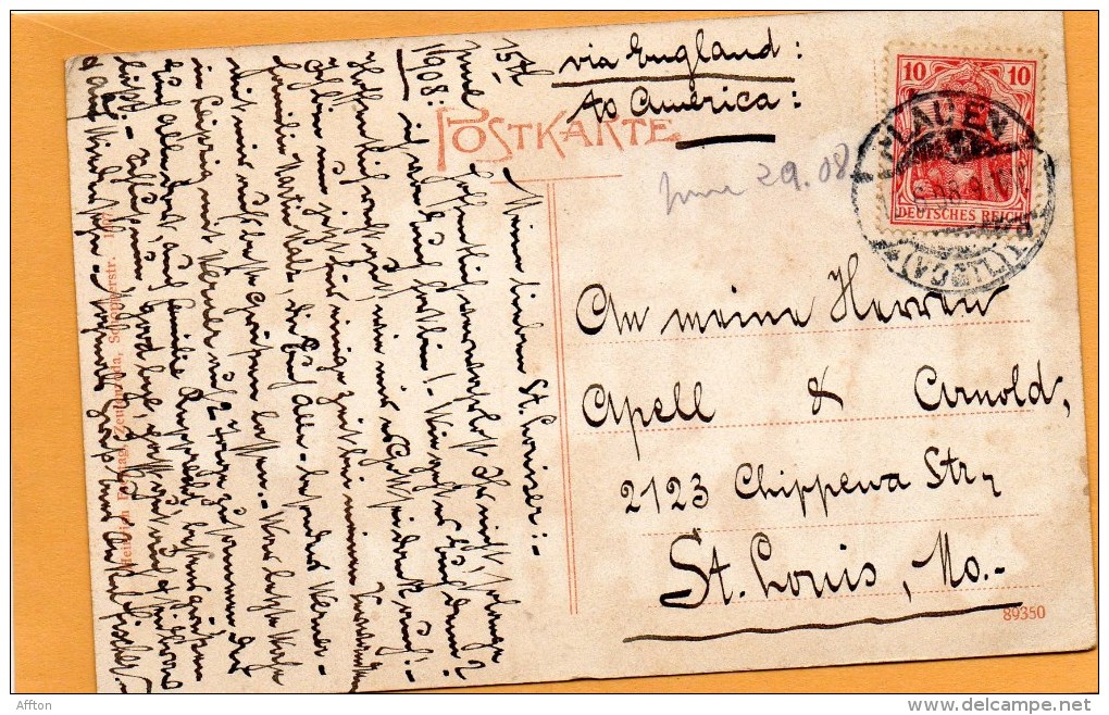 Zeulenroda 1908 Postcard - Zeulenroda