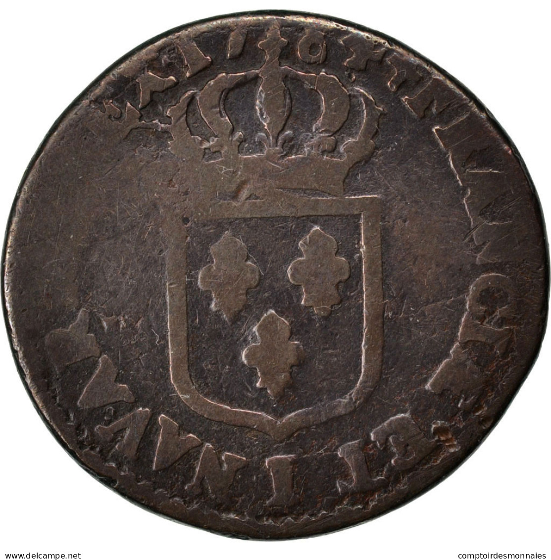 Monnaie, France, Louis XVI, Sol Ou Sou, Sol, 1784, Limoges, B, Cuivre, KM:578.7 - 1774-1791 Ludwig XVI.