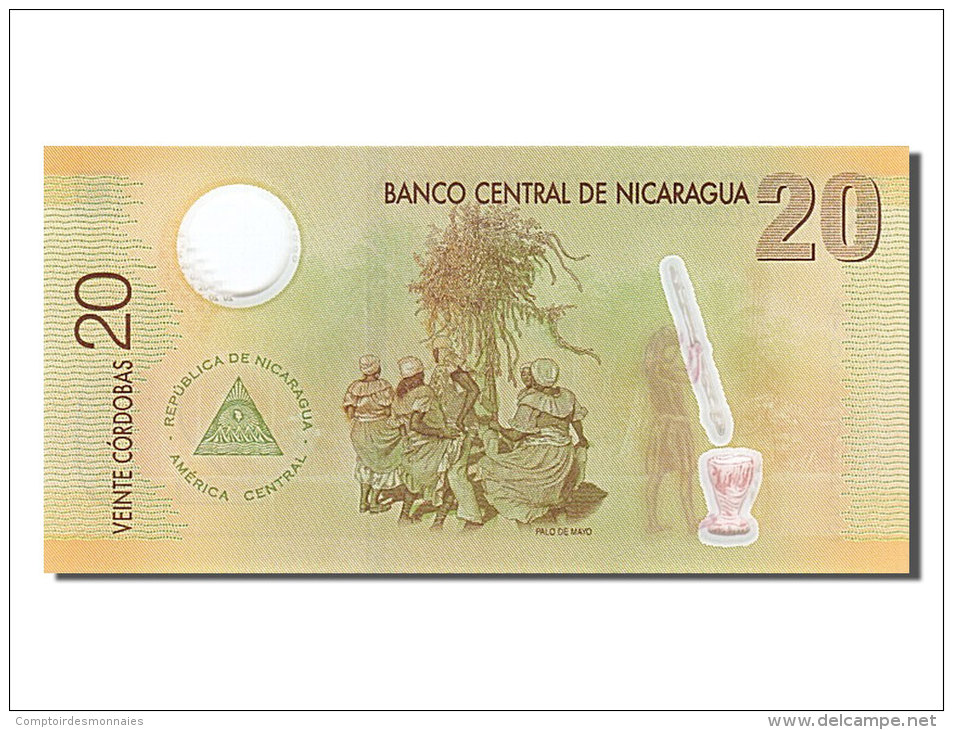 [#254484] Nicaragua, 20 Cordobas, Type 2007 - Nicaragua