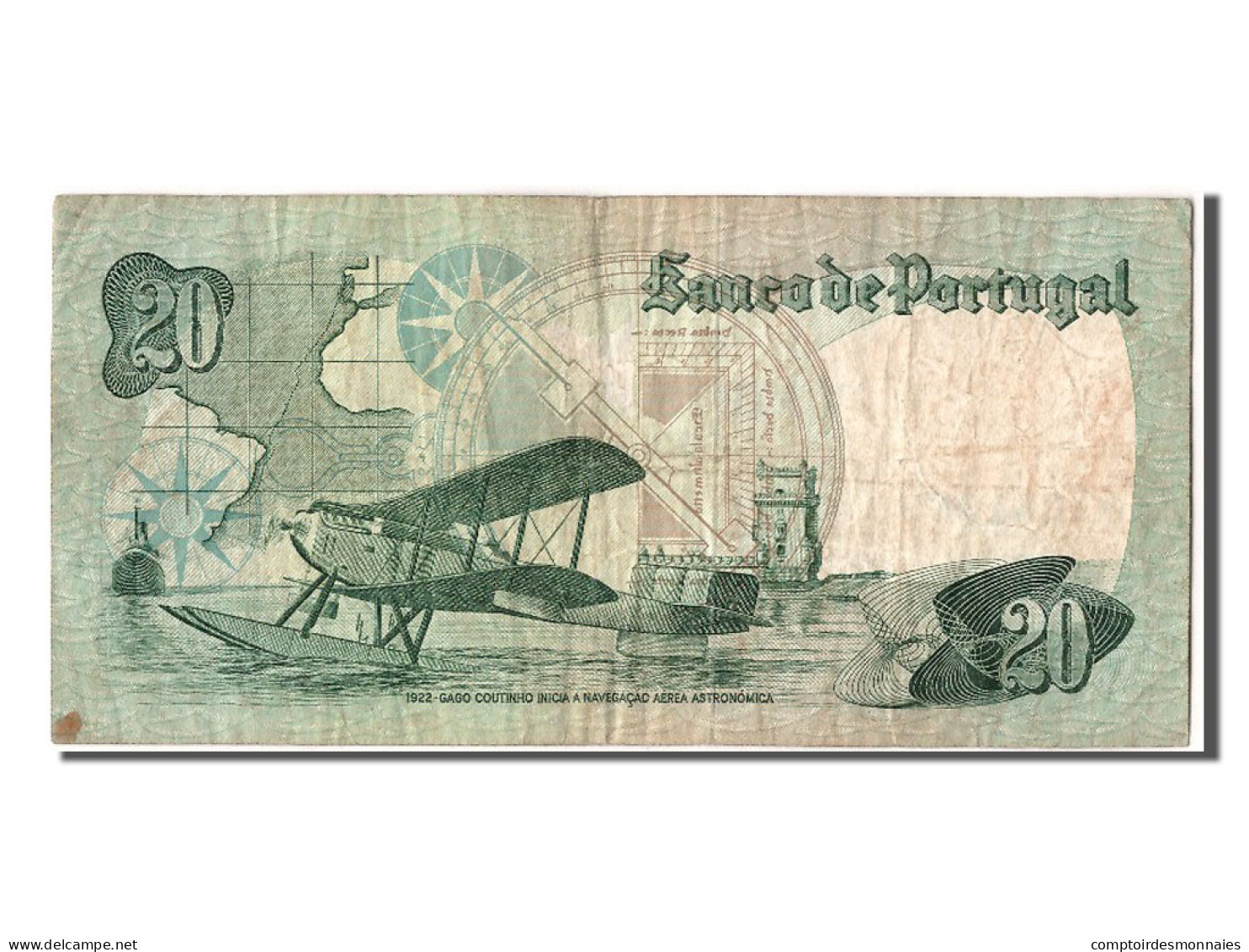 Billet, Portugal, 20 Escudos, 1978, TB+ - Portugal