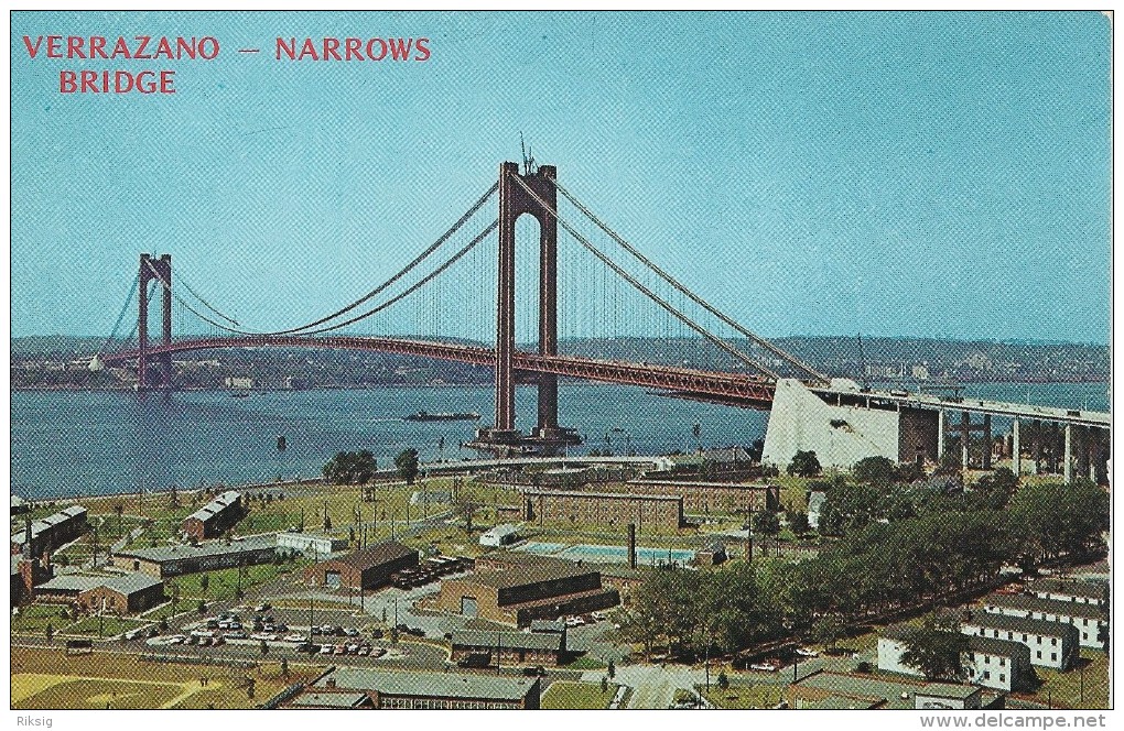 Verrazano - Narrows Bridge.   New York       S-778 - Bridges & Tunnels