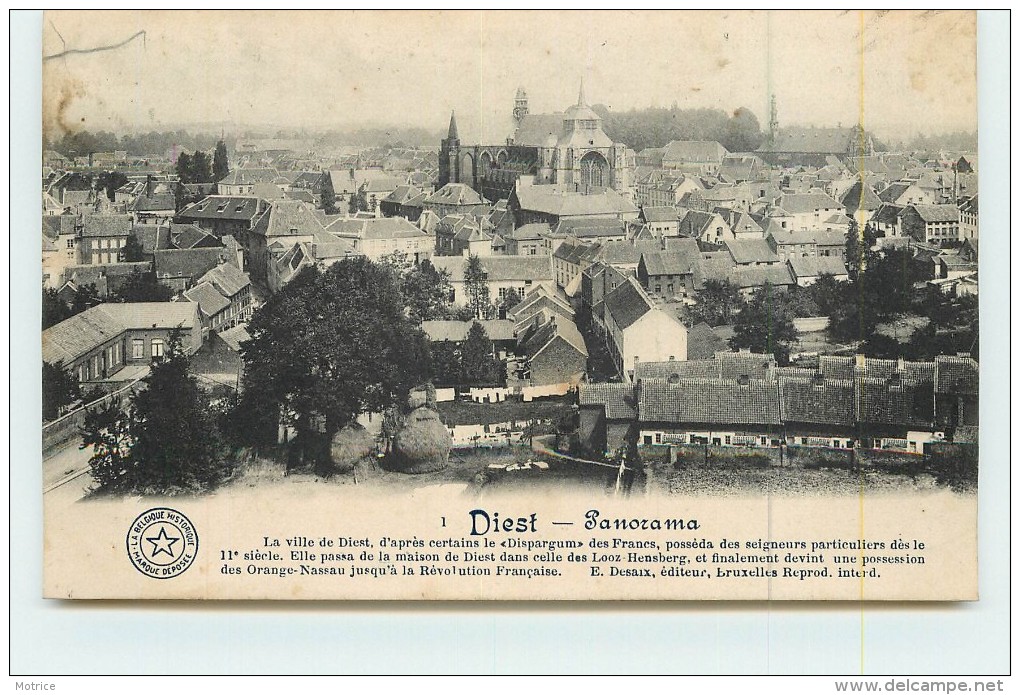 DIEST  - Panorama. - Diest