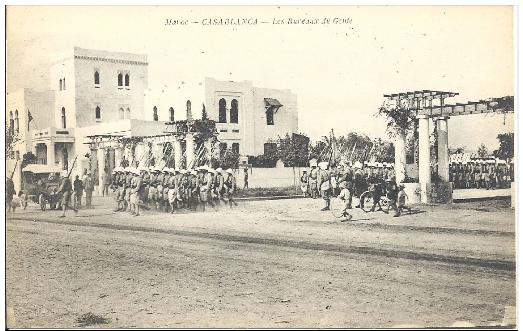 MAROC - CASABLANCA - Les Bureaux Du Génie - Militaria - Casablanca