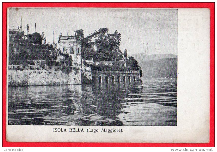 [DC6155] LAGO MAGGIORE - ISOLA BELLA - Old Postcard - Verbania