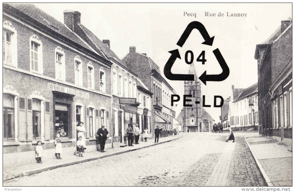 PECQ - Rue De Lannoy - Carte Animée - Pecq