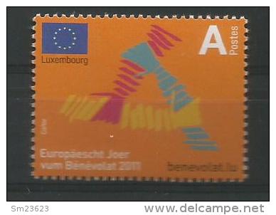 Luxembourg  2011 Mi.Nr. 1903 , Jahr Der Freiwillgentaetigkeit - Postfrisch / MNH / (**) - Unused Stamps