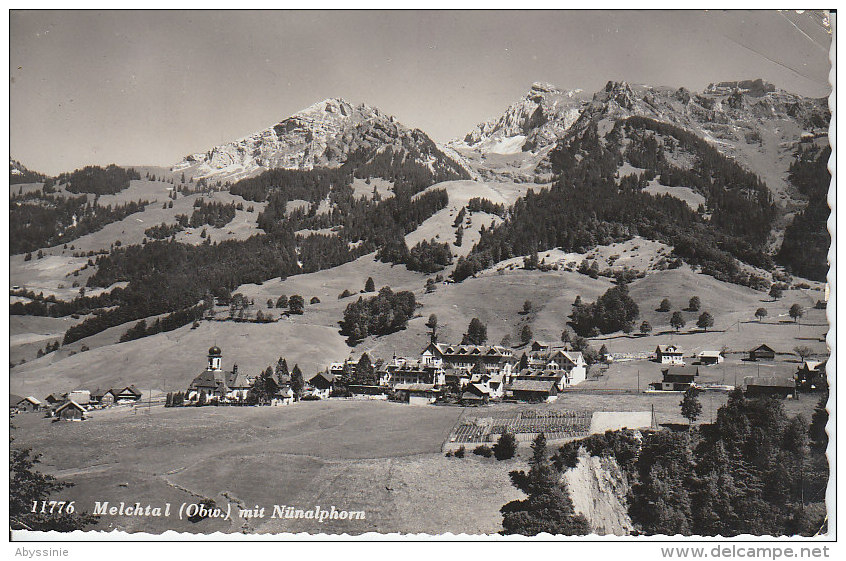 SUISSE - MELCHTAL - Mit Nunalphorn - Nr 11776 Suter, Oberrieden - D18 1102 - Oberried Am Brienzersee