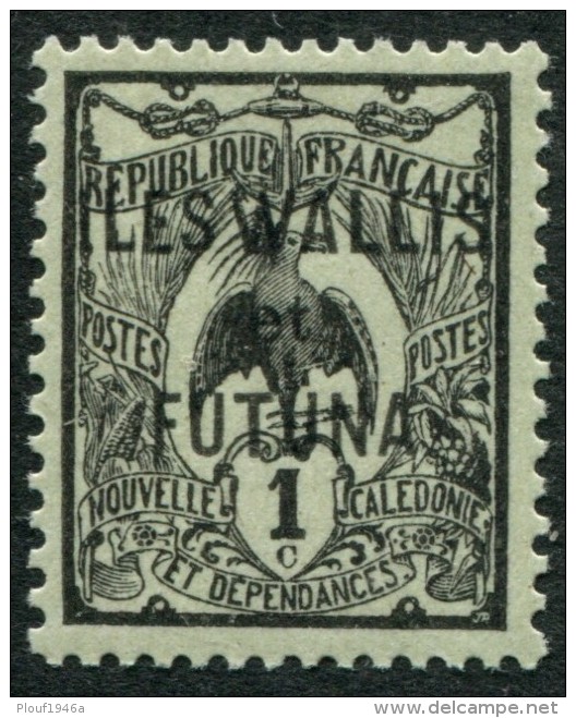 Pays : 505 (Wallis Et Futuna : Protectorat Français)  Yvert Et Tellier N° :   1 (*) - Nuovi