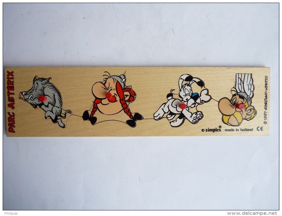 PUZZLE EN BOIS ASTERIX 4 Pièces SIMPLEX 1997 - Puzzles