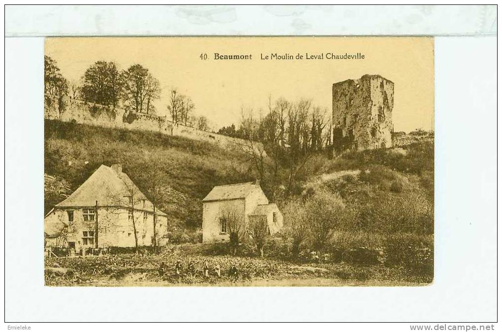 Beaumont Le Moulin De Leval Chaudeville N° 40 - Beaumont