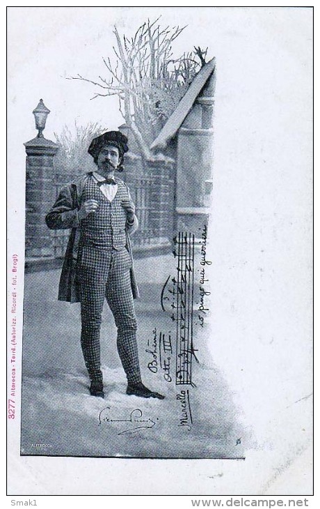 AK OPER " LA BOHEME " OPERA By Giacomo PuccinI OLD POSTCARD VOR 1904 - Opéra