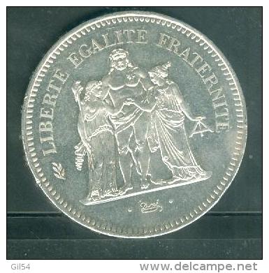 - PIECE EN ARGENT DE 50 F De 1977,   , TB  Pic2504 - 50 Francs