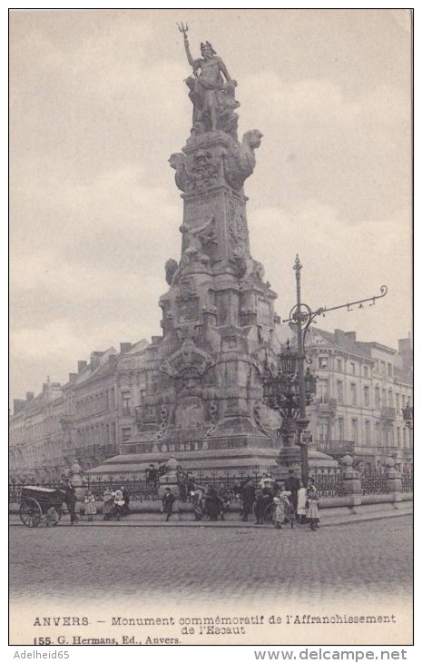 BEL23/  1905-1910 Antwerpen Anvers Schelde Escaut Geanimeerd Animée Hermans N° 155 - Antwerpen