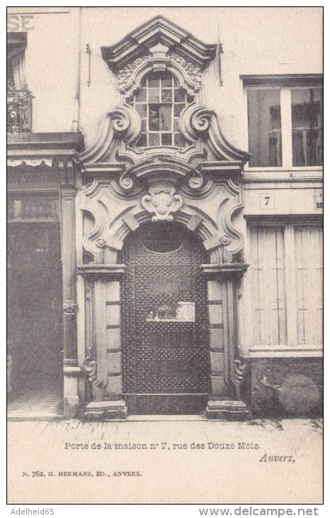 BEL23/  1898-1905 Antwerpen Anvers   Poort Porte Twaalf Maandenstraat 7 - Antwerpen