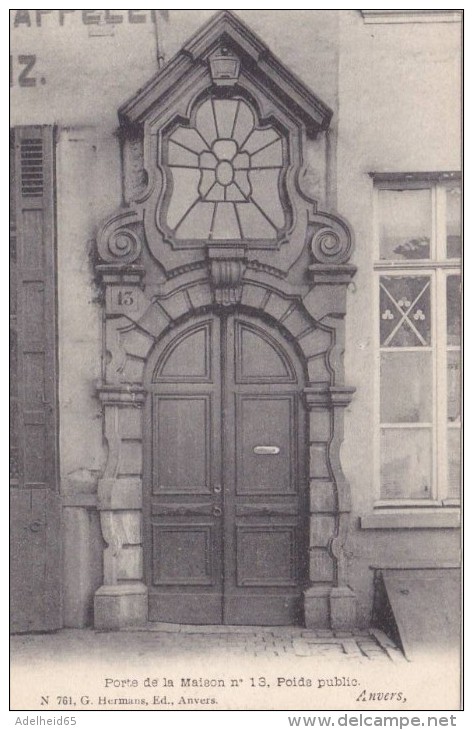 BEL23/  1898-1905 Antwerpen Anvers   Poort Porte Waag 13 - Antwerpen