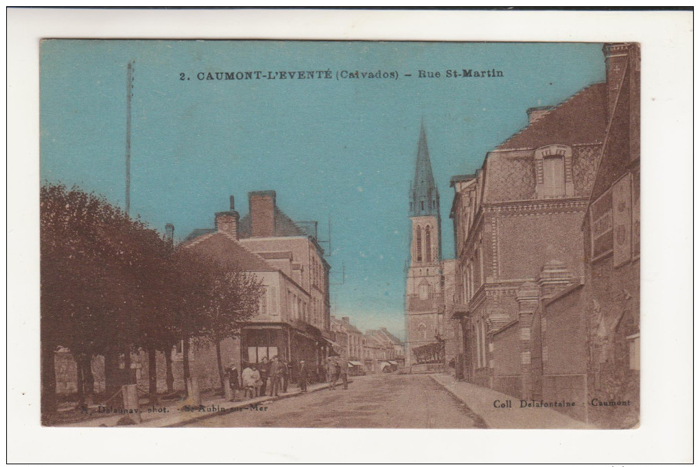 14 - CAUMONT L'EVENTE - RUE ST SAINT MARTIN - - Autres & Non Classés