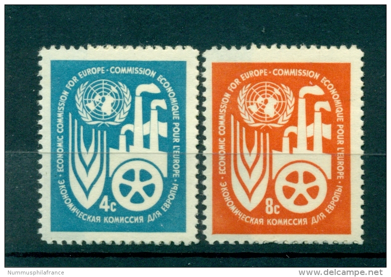 Nations Unies New York 1959 - Michel N. 78/79 - Commission économique Pour L'Europe - Unused Stamps