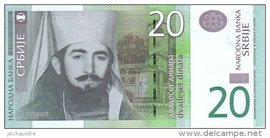 SERBIE  20 Dinara  Emission De 2006   Pick 47 A       ***** BILLET  NEUF ***** - Serbia