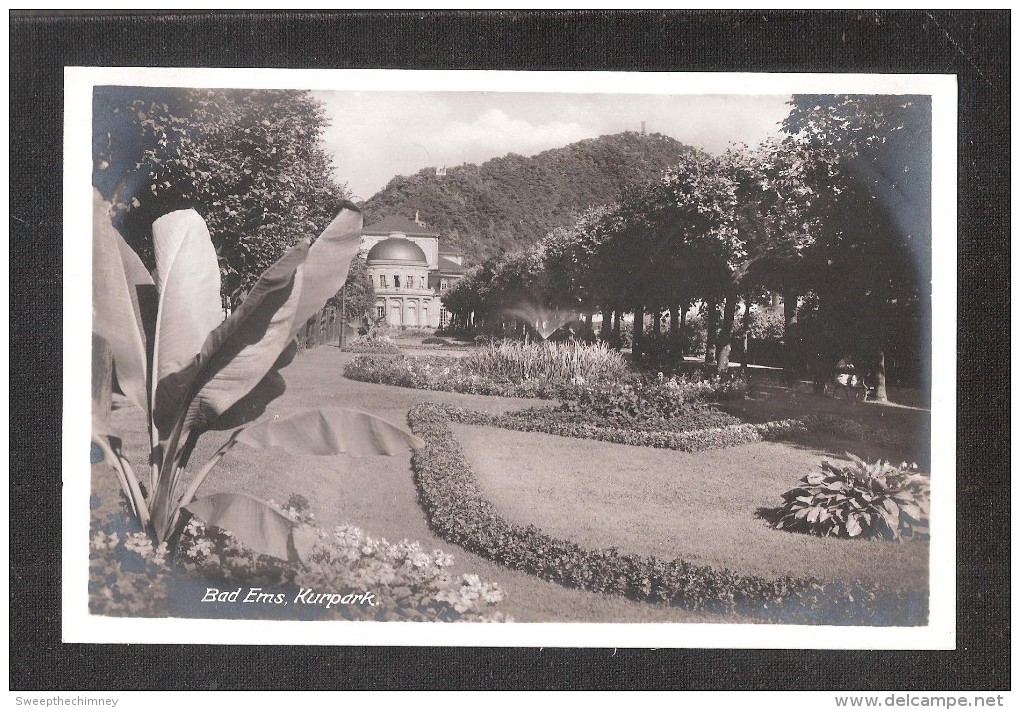 AK BAD EMS KURPARK GARDENS UNUSED - Bad Ems