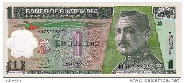 GUATEMALA  1 Quetzal  Daté Du 12 Mars 2008   Polymer       ***** BILLET  NEUF ***** - Guatemala