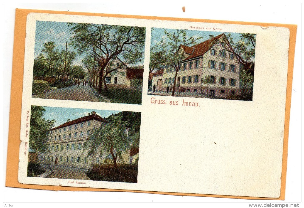 Gruss Aus Ilmenau Gasthaus Zur Krone 1900  Postcard - Ilmenau