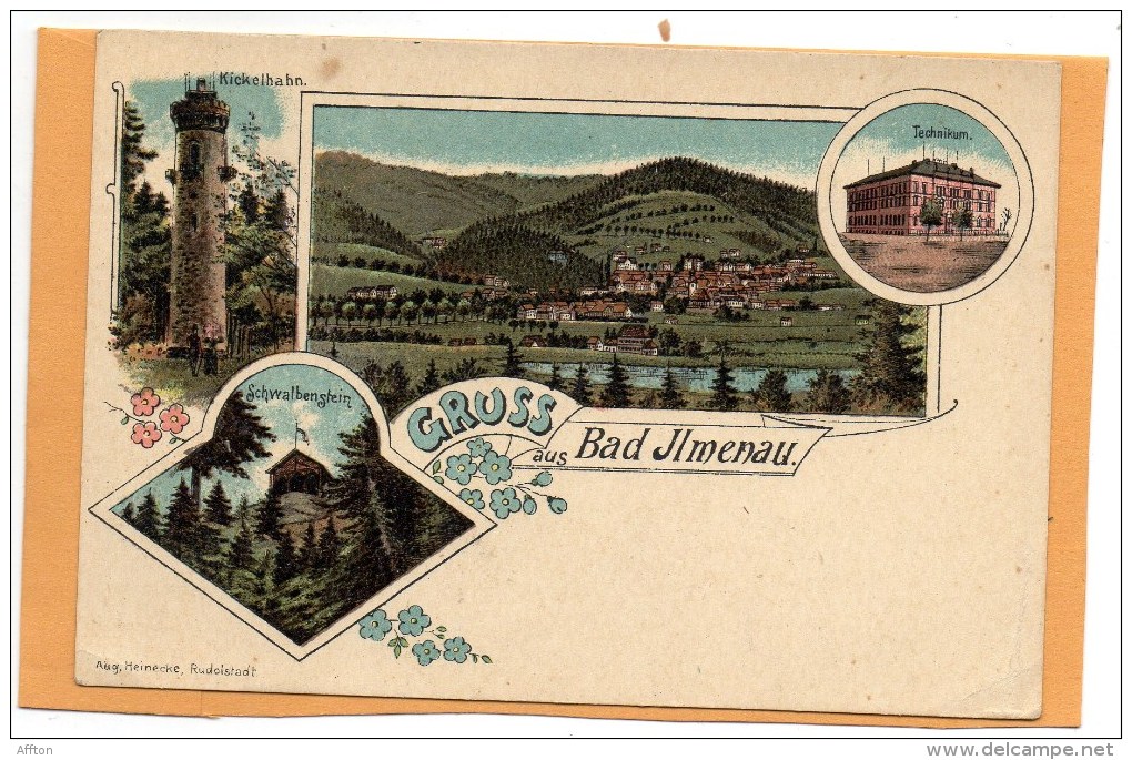 Gruss Aus Ilmenau 1898  Postcard - Ilmenau