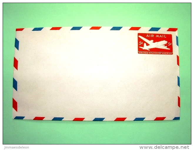 USA 1946 Stationery Stamped Cover - 5c - Plane - 1941-60