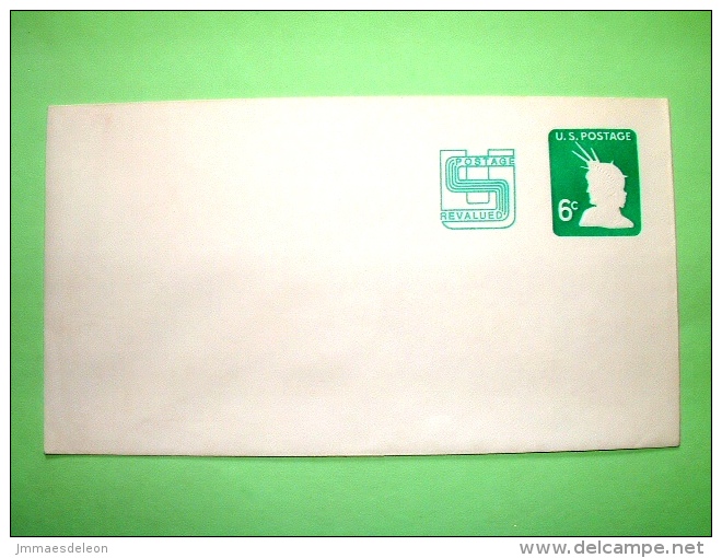 USA 1971 Stationery Stamped Cover - Revalued 6c - Statue Of Liberty - 1961-80