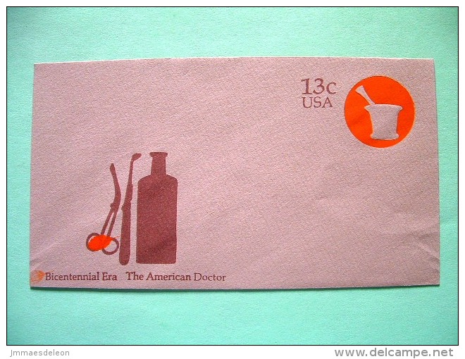 USA 1975 Stationery Stamped Cover - 13c - Doctor Medecine Pharmacy - 1961-80