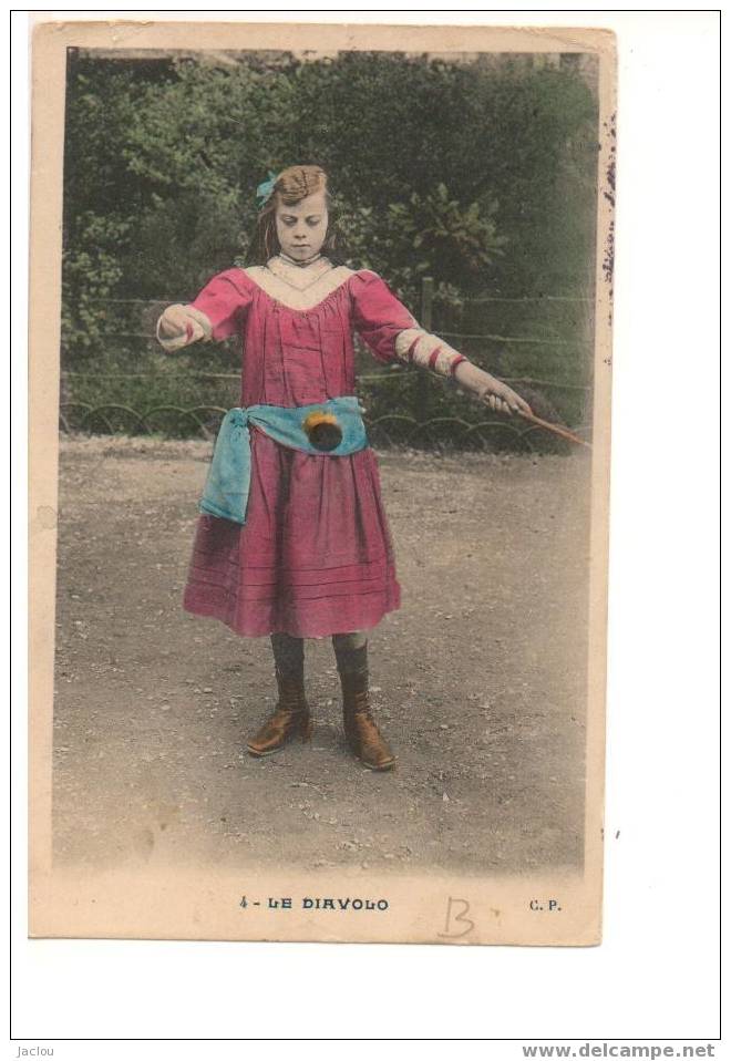 DEMOISELLE AU DIAVOLO,JOLI PLAN COULEUR Ref612 - Jeux Et Jouets