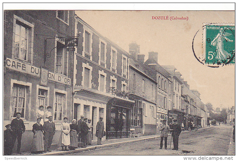 23048 DOZULE -edMoulin à D. Photo  Fillion -  Café Lion D'or - Autres & Non Classés