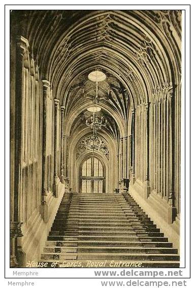 HOUSE OF LORDS Royal Entrance Firth &amp; Co No 609 - Other & Unclassified