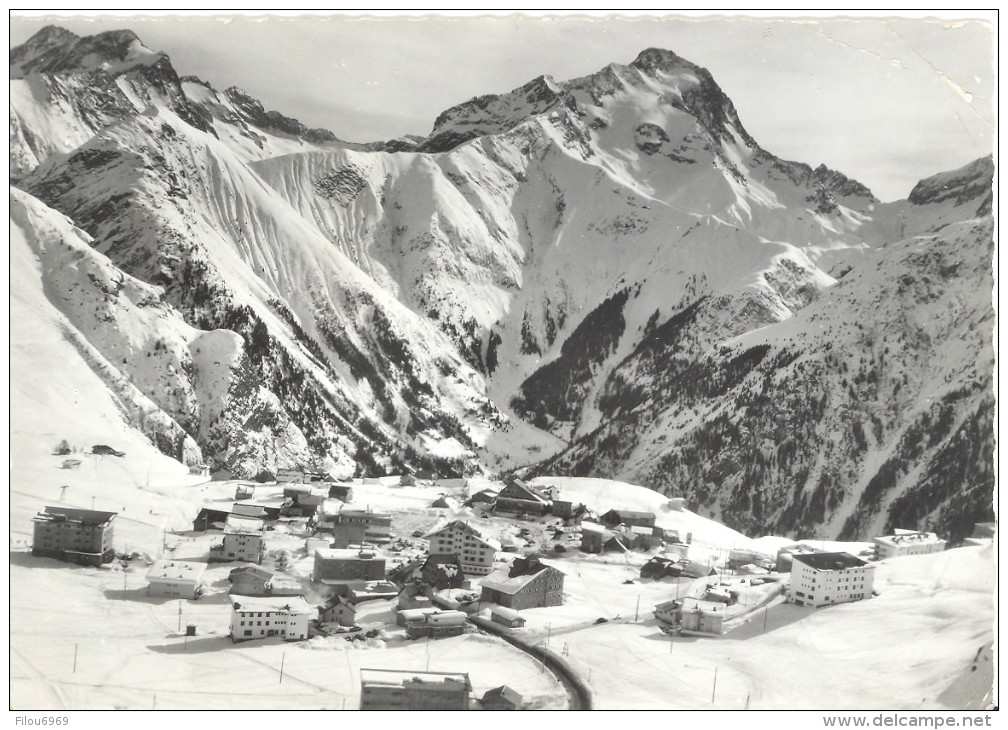 CARTE POSTALE   PHOTOGRAPHIE VERITABLE   LES DEUX ALPES    LA STATION - Voreppe