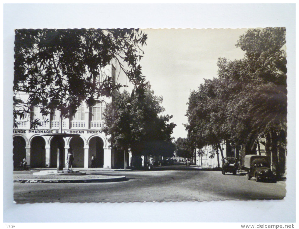 DJIBOUTI  :  Place Ménélick Et Rue D'Ethiopie  -  Carte  SM - Djibouti