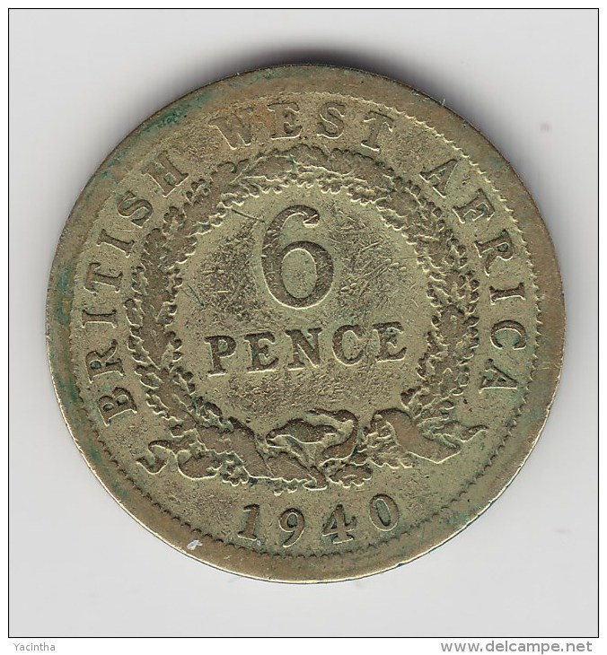 @Y@  West Afrika  6 Pence 1940  (2656) - Andere - Afrika