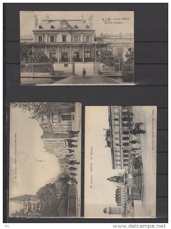 19 - Brive - Lot de 20 Cartes