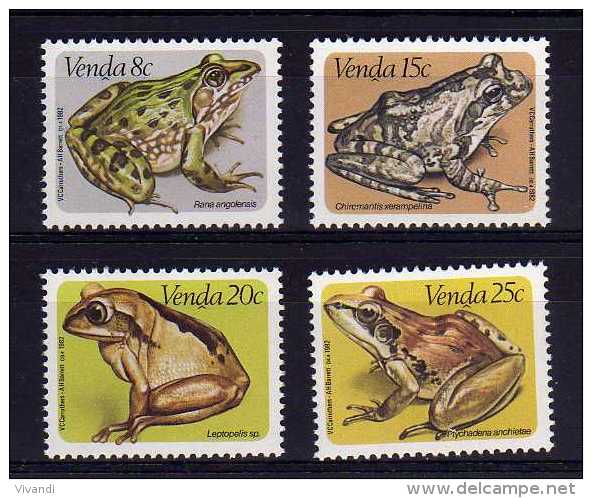 Venda - 1982 - Frogs - MNH - Venda