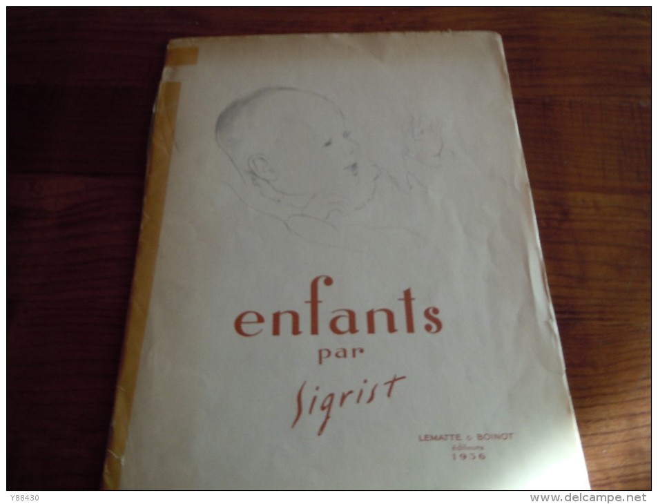 Dessin De Edmond SIGRIST - 1882 / 1947 - Dessin D'Enfant - Editeurs Lematte & Boinot 1936 - Réf. Perso: N°1 - Disegni