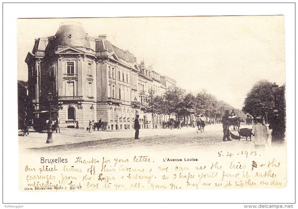 Bruxelles - Avenue De Louise - Avenues, Boulevards